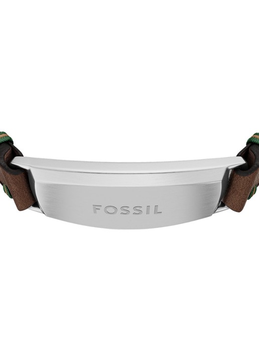 Fossil Everett armband JF04988040 - detail bruin