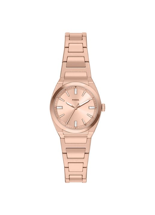 Fossil Everett horloge ES5491 - voorkant roségoud