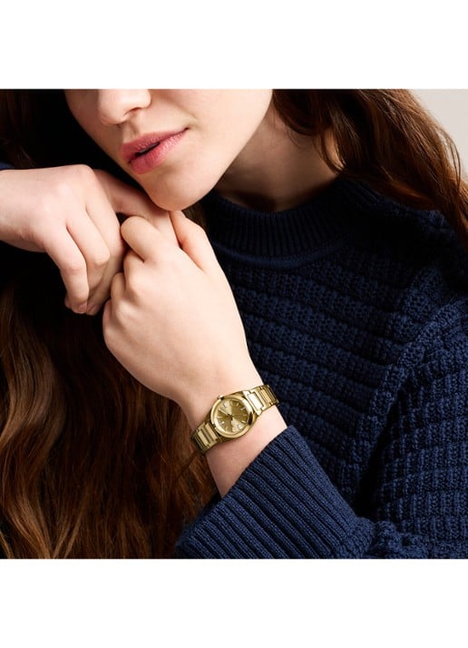 Fossil Everett horloge ES5492 - detail 5 goud