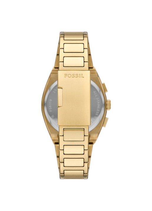 Fossil Everett horloge FS6119 - detail goud