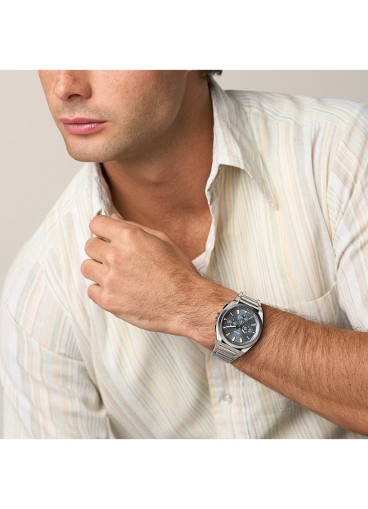 Fossil Everett horloge FS6154 - detail 4 zilver