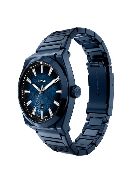 Fossil Everett horloge FS6169 - detail 4 blauw