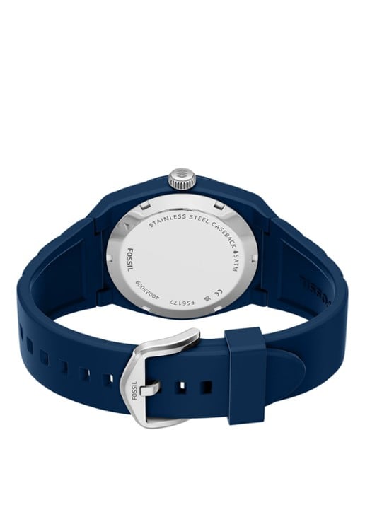 Fossil Everett horloge FS6177 - detail 3 blauw