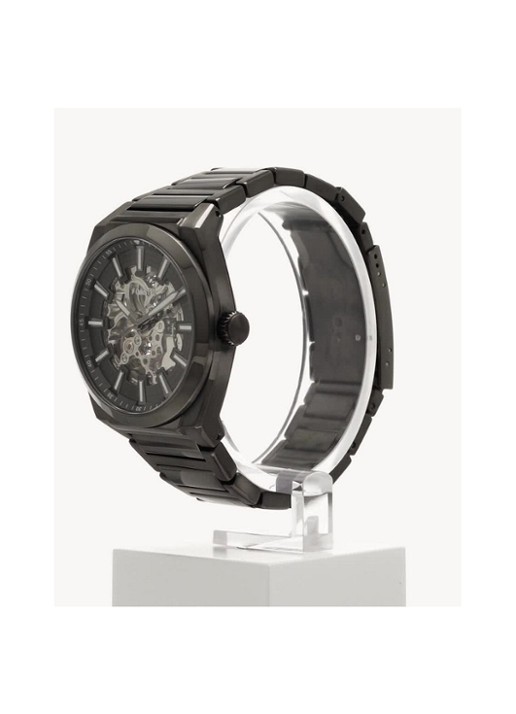 Fossil Everett horloge ME3206 - detail 5 donkergrijs