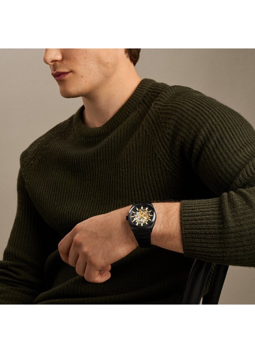 Fossil Everett horloge ME3289 - detail 4 zwart