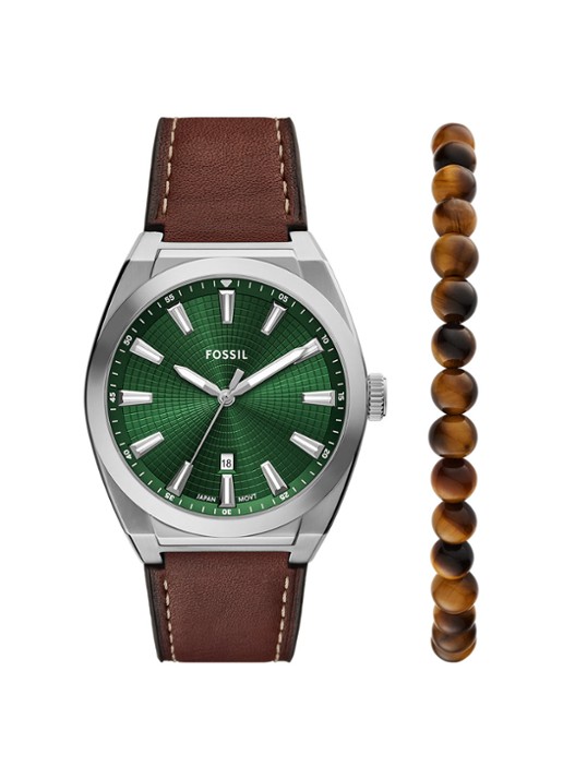 Fossil Everett horloge met armband in set van 2 FS6080SET