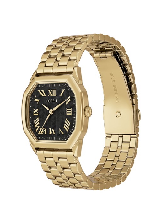 Fossil Harlow horloge ES5433 - detail 5 goud