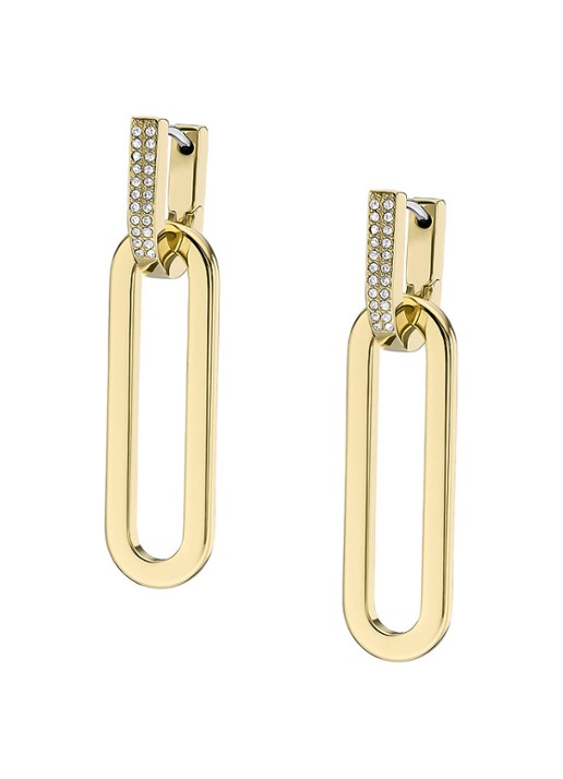 Fossil Heritage oorhangers JF04587710 - detail goud