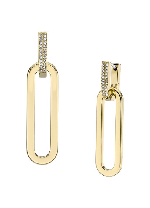 Fossil Heritage oorhangers JF04587710 - voorkant 3 goud