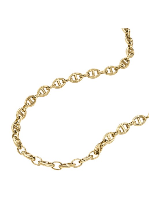 Fossil Heritage schakelketting JF04521710 - detail goud