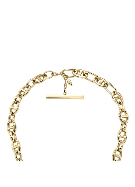 Fossil Heritage schakelketting JF04521710 - detail 3 goud