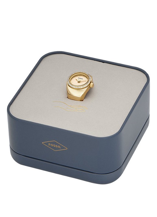 Fossil Horloge ring ES5319 - detail 4 goud