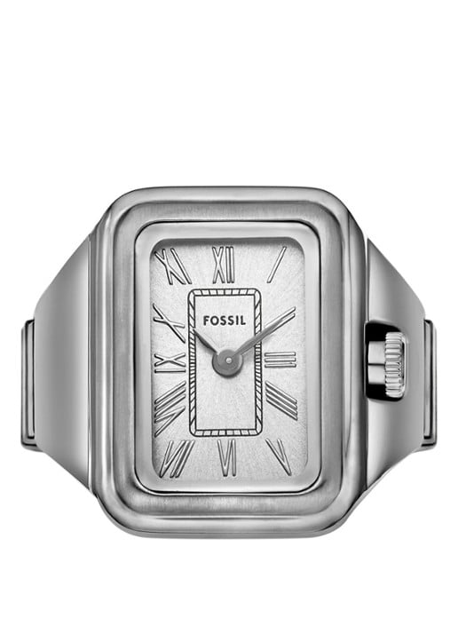 Fossil Horloge ring ES5344 - detail zilver