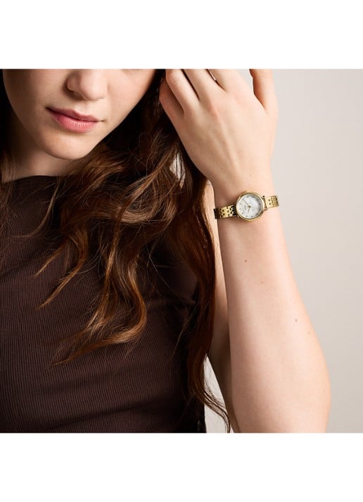 Fossil Jaqueline horloge ES5501 - detail 4 goud