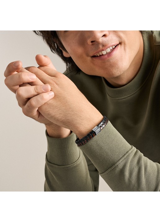 Fossil Jewelry armband JF04984040 - detail 4 bruin