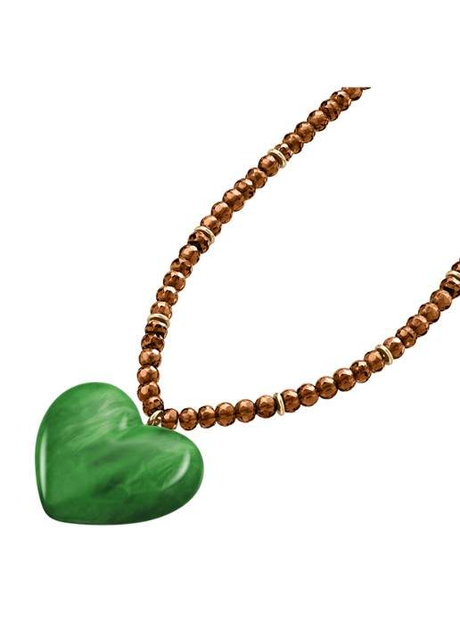 Fossil Jewelry ketting JA7329710 - detail 2 groen