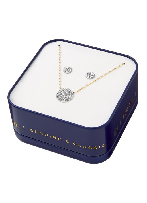 Fossil Ketting en oorstekers in set van 2  JF04815SET - detail 4 goud
