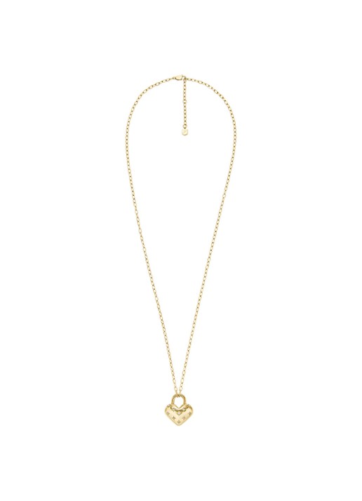 Fossil Ketting met hanger JF04829710 - detail 3 goud