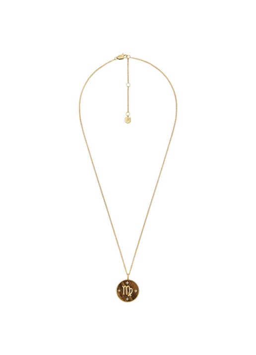 Fossil Ketting met hanger JF04843710 - detail 2 goud