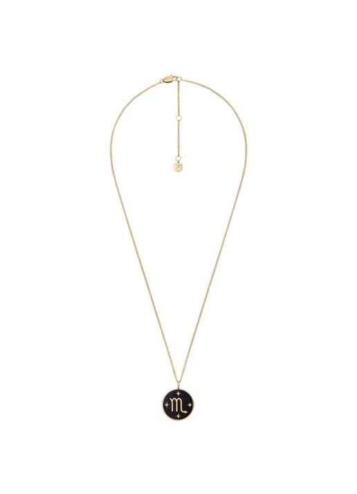 Fossil Ketting met hanger JF04845710 - detail 2 goud