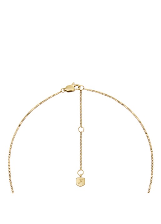 Fossil Ketting met hanger JF04846710 - detail 4 goud
