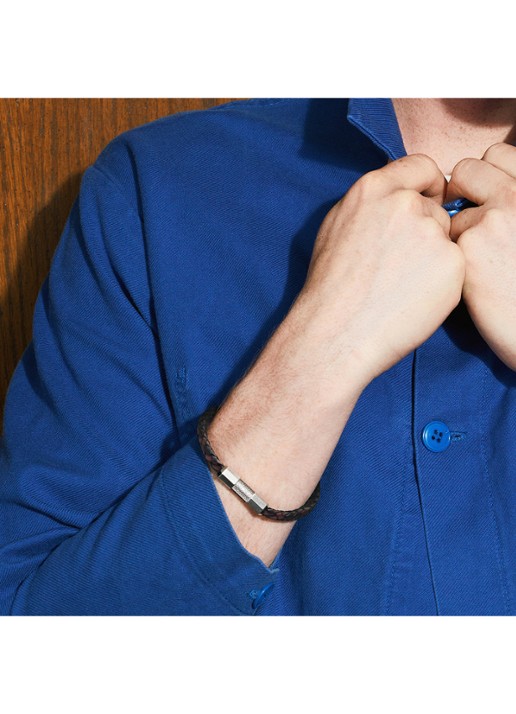 Fossil Knox armband JF04918040 - detail 4 zilver