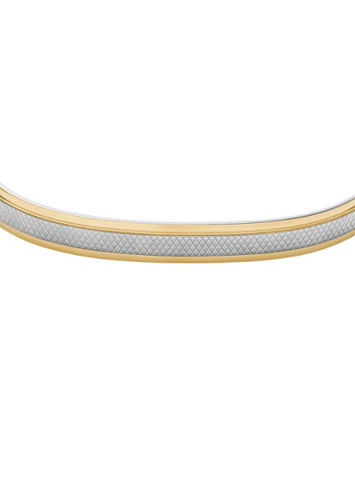Fossil Knox bangle JF04916998 - detail 2 zilver