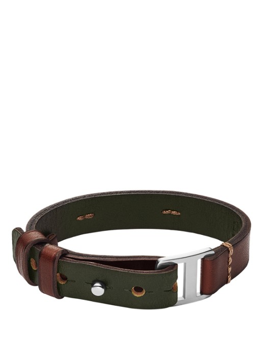 Fossil Machine armband JF04963040 - detail 5 bruin