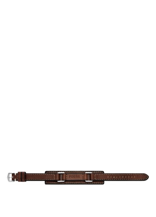 Fossil Machine armband van leer JF04941040 - detail 3 bruin