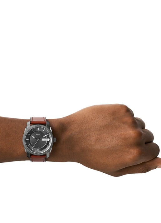 Fossil Machine horloge FS5900 - detail 5 grijs