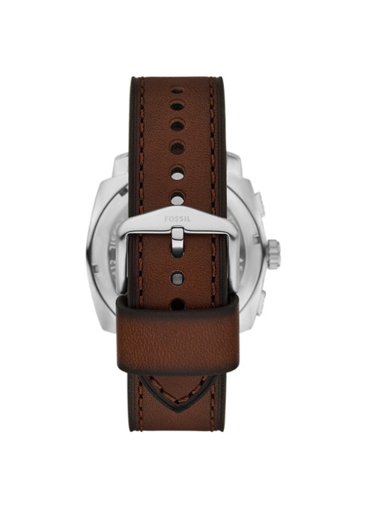 Fossil Machine horloge FS6100 - detail zilver