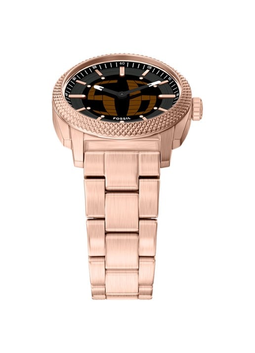 Fossil Machine horloge FS6158 - detail 3 roségoud