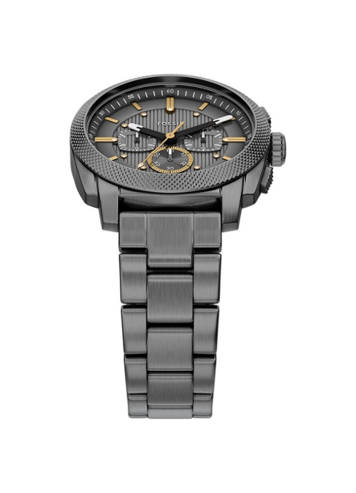 Fossil Machine horloge FS6160 - detail 3 antraciet