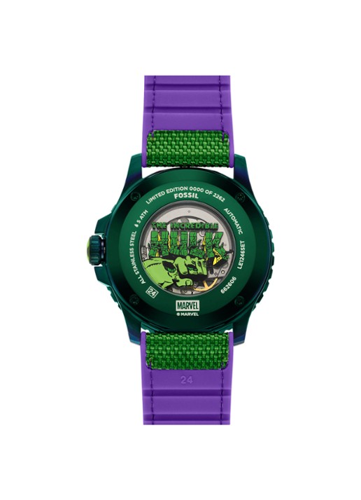 Fossil Marvel Horloge LE1246SET - detail 3 groen