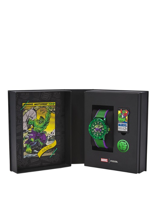 Fossil Marvel Horloge LE1246SET - detail 4 groen