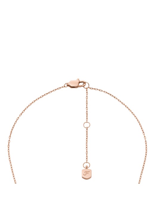 Fossil Merrit ketting JF04936791 - detail 3 roségoud