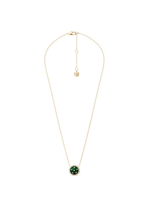 Fossil Merrit ketting met parelmoer JF05026710 - detail 2 goud