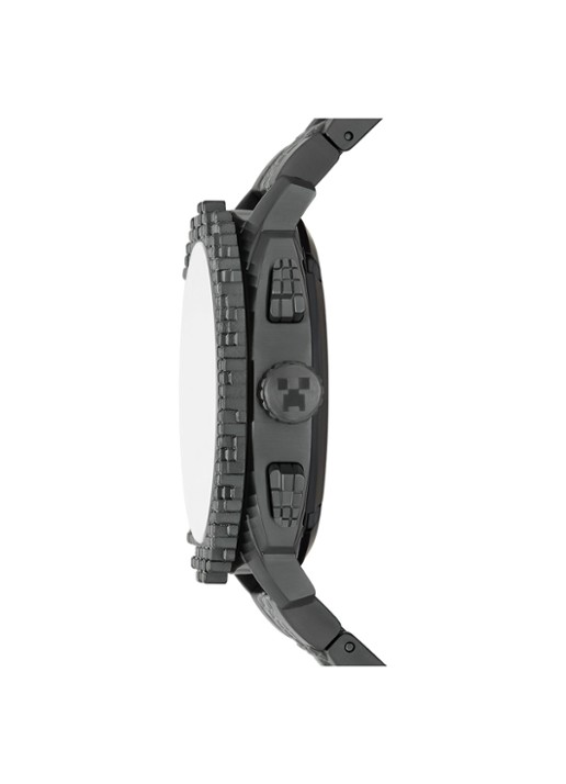 Fossil Minecraft horloge LE1251 - Limited Edition - detail 2 antraciet