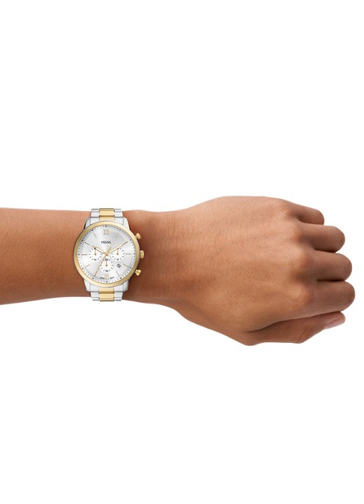 Fossil Neutra horloge FS6112 - detail 5 zilver