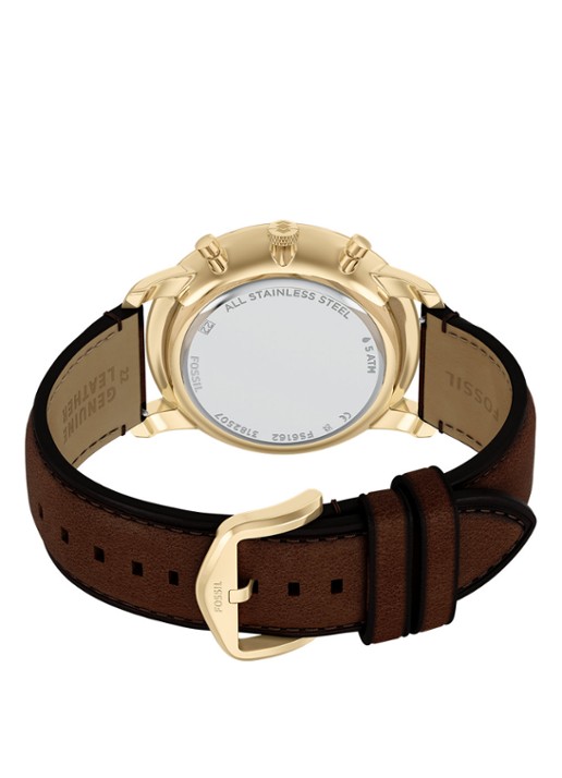 Fossil Neutra horloge FS6162 - detail 5 goud