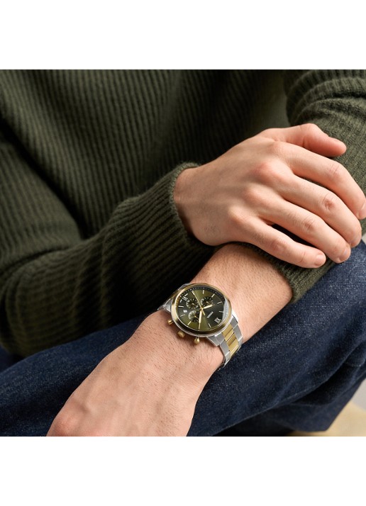 Fossil Neutra horloge FS6189 - detail 4 zilver