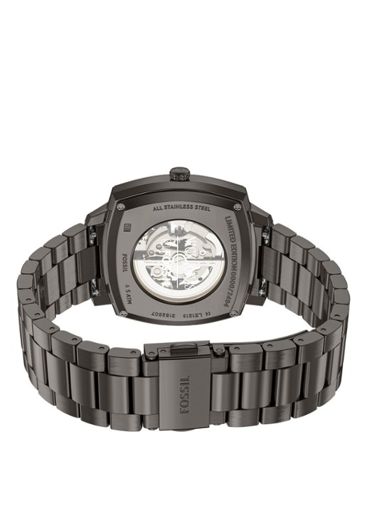 Fossil Nick Jonas x Machine Luxe horloge LE1219 - Limited Edition - detail 2 antraciet