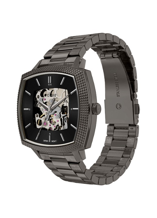 Fossil Nick Jonas x Machine Luxe horloge LE1219 - Limited Edition - detail 3 antraciet