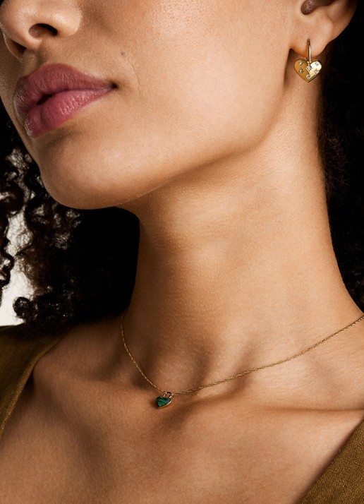 Fossil Oorhangers JF04833710 - detail 3 goud