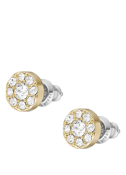 Fossil Oorknopjes met zirkonia JF04375710 - detail 2 goud