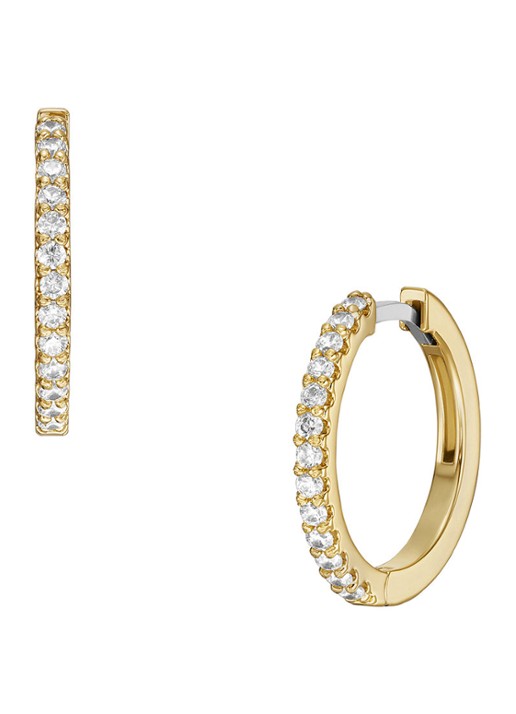 Fossil Oorringen JA7215710 - voorkant 3 goud
