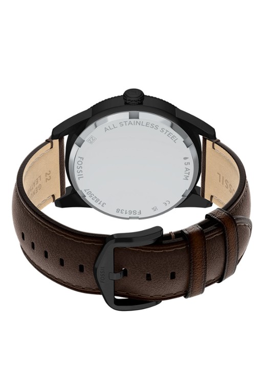Fossil Pearson horloge FS6138 - detail 5 zwart