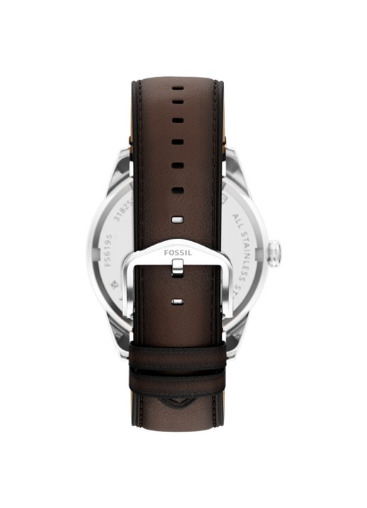Fossil Pearson horloge FS6195 - detail zilver