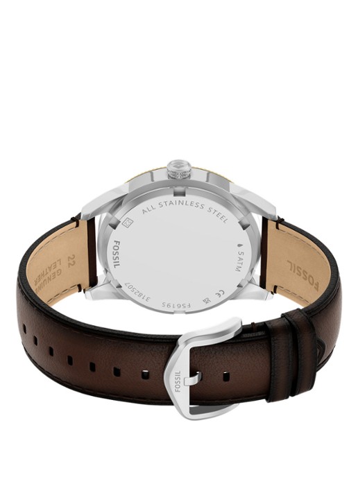 Fossil Pearson horloge FS6195 - detail 3 zilver