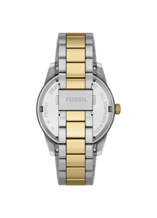 Fossil Pearson horloge FS6197 - detail zilver